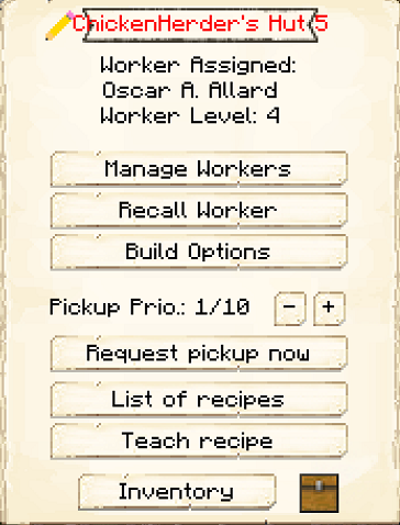 Chicken Farmer's Hut GUI